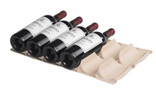 Calage 6 bouteilles de vin Bordeaux - sans repose col